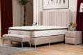 Lit Coffre TOKYO Velours Beige