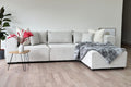 Canapé ELEGANCE Chenille Modulable 3+1 Pouf