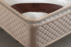 Matelas SAN MARTINO 32 cm d'Épaisseur Ressorts Beige -  avec surmatelas Intégré