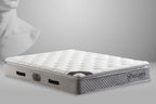 Matelas SAN MARTINO 32 cm d'Épaisseur Ressorts Gris -  avec surmatelas Intégré
